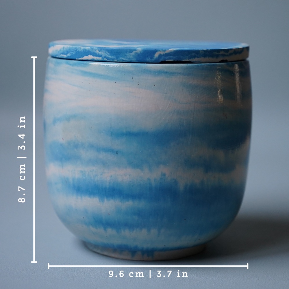 Handmade Concrete Candle: Key Lime | Agave Flower | Vetiver